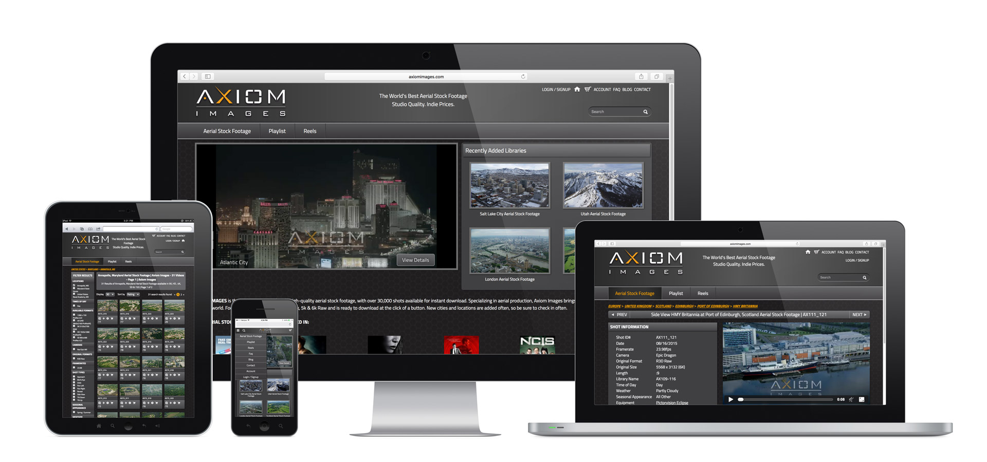 Axiom images website