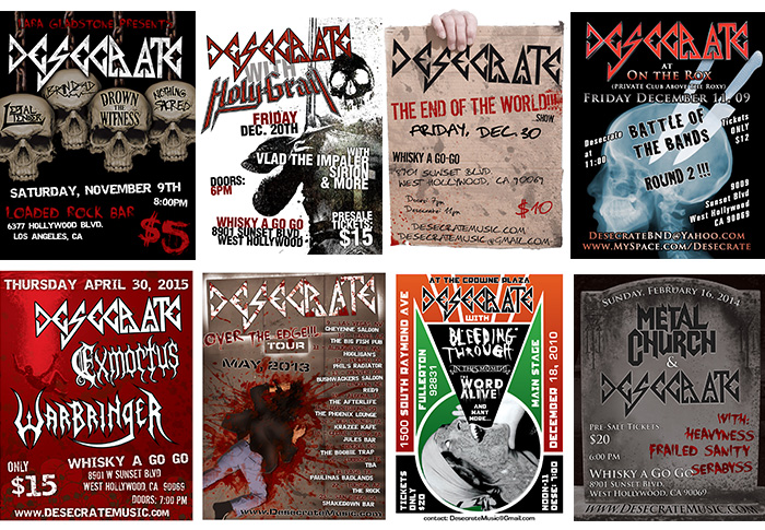 Numerous flyer designs