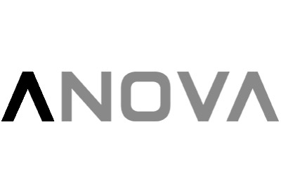 Anova logo black and white