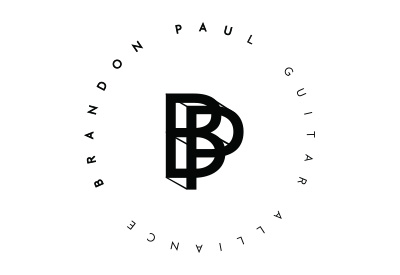 Brandon Paul logo black and white