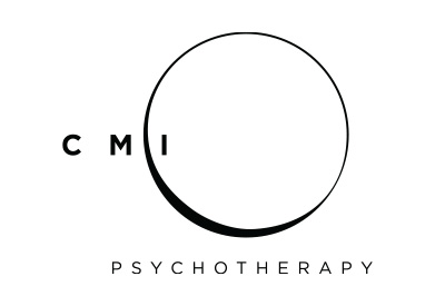 CMI Psychotherapy logo black and white