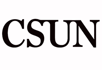 CSUN Images logo black and white