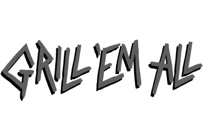 Grill Em All logo black and white