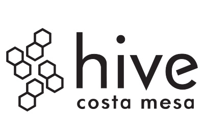 Hive costamesa logo black and white