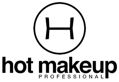 Hot makeup logo black and white