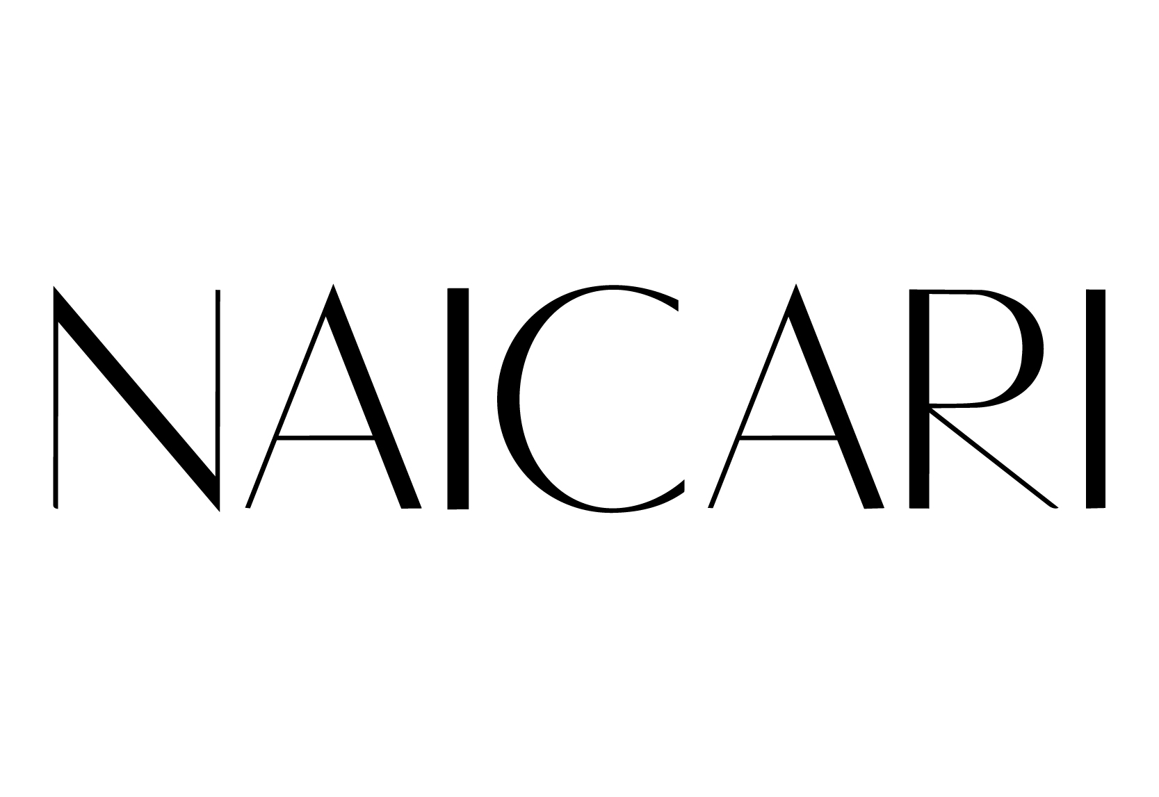 Naicari logo black and white