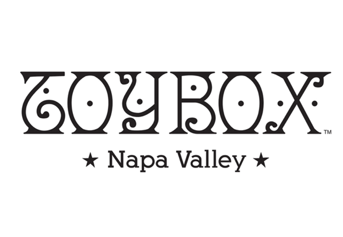 Toy Box Wines logo black and white