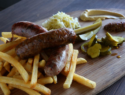 Sausage and Fries